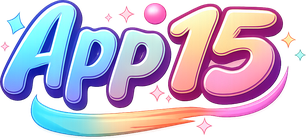 app 15 হোম পেজের রঙিন লোগো